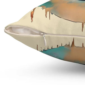 Cancer Zodiac Sign Polyester Square Pillow - Celestial Comfort - Dipaliz - Throw Pillows