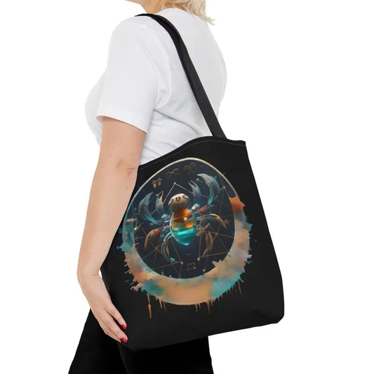 Cosmic Cancer Zodiac Poly Tote - your Astrological Style Statement - Medium Bags