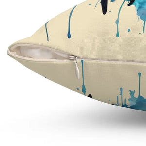 Cancer Zodiac Sign Spun Polyester Square Pillow - Dipaliz - Throw Pillows