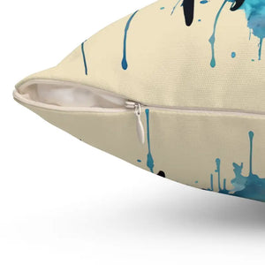 Cancer Zodiac Sign Spun Polyester Square Pillow - Dipaliz - Throw Pillows