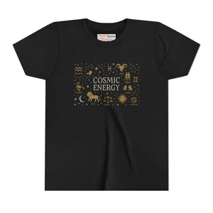 Cosmic Energy Youth Celestial Graphic Tee Adventure Style - Dipaliz - T-shirts