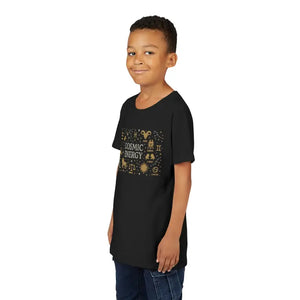 Cosmic Energy Youth Celestial Graphic Tee Adventure Style - Dipaliz - T-shirts