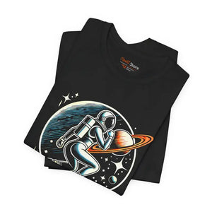 Cosmic Explorer Unisex Jersey Tee Retro Space Adventure - Dipaliz - T-shirts