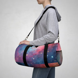 Vibrant Galaxy Duffel Bag - Cosmic Fashion Statement - Dipaliz - Bags
