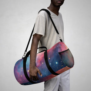 Vibrant Galaxy Duffel Bag - Cosmic Fashion Statement - Dipaliz - Bags