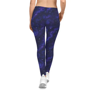Cosmic Galaxy Leggings - Bold Aop Casual Loungewear - Dipaliz
