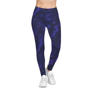 Cosmic Galaxy Leggings - Bold Aop Casual Loungewear - Dipaliz - Xs / Seam Thread Color Automatically Matched to Design