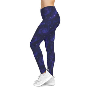 Cosmic Galaxy Leggings - Bold Aop Casual Loungewear - Dipaliz