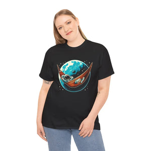 Cosmic Hammock Unisex Tee - Heavy Cotton Adventure - Dipaliz - T-shirts