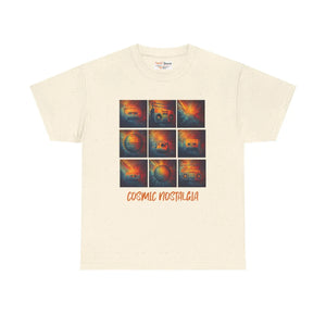 Retro Cosmic Nostalgia Unisex Heavy Cotton Tee - Dipaliz - T-shirts - s