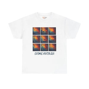 Retro Cosmic Nostalgia Unisex Heavy Cotton Tee - Dipaliz - T-shirts - s