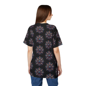 Cosmic Pattern Galaxy Unisex Tee All Over Print - Dipaliz - T-shirts