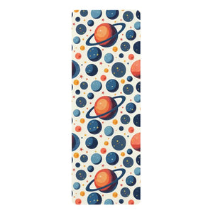 Cosmic Rubber Yoga Mat - Vibrant Energy Style - Dipaliz - 24” x 70” - & Pilates Mats