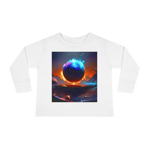 Toddler Long Sleeve Space Tee - Cosmic Adventure Shirt - Dipaliz - T-shirts