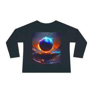 Toddler Long Sleeve Space Tee - Cosmic Adventure Shirt - Dipaliz - T-shirts