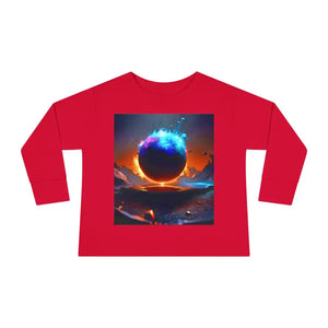Toddler Long Sleeve Space Tee - Cosmic Adventure Shirt - Dipaliz - T-shirts