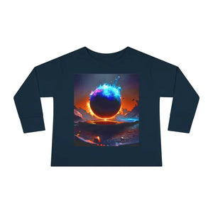 Toddler Long Sleeve Space Tee - Cosmic Adventure Shirt - Dipaliz - T-shirts
