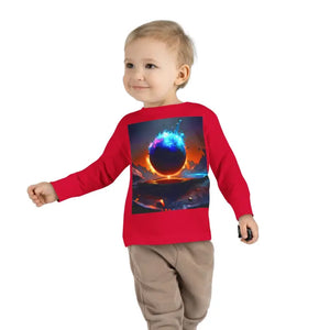 Toddler Long Sleeve Space Tee - Cosmic Adventure Shirt - Dipaliz - T-shirts