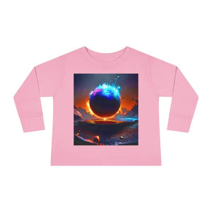 Toddler Long Sleeve Space Tee - Cosmic Adventure Shirt - Dipaliz - T-shirts