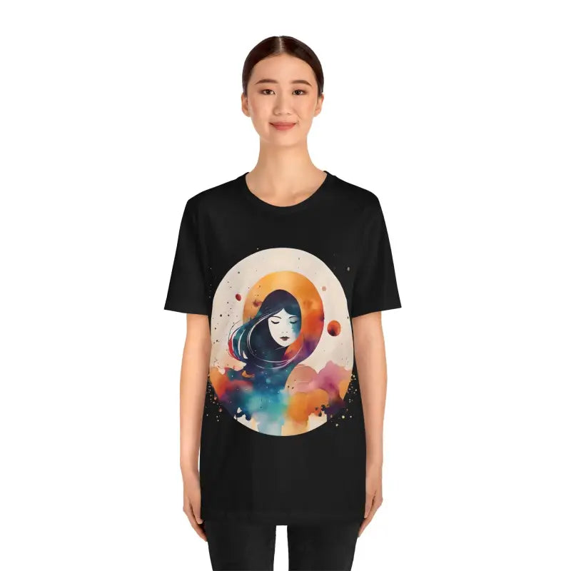 Cosmic Virgo Vibes Unisex Shirt - Embrace Celestial Style - Black / s T-shirt