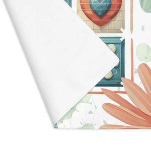 Cotton Floral Placemat - Pure Dining Decor - Dipaliz - 18’’ × 14’’ - Placemats