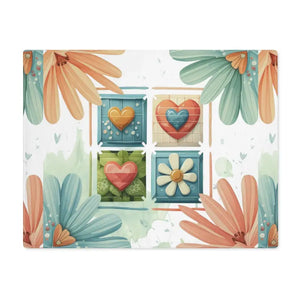 Cotton Floral Placemat - Pure Dining Decor - Dipaliz - 18’’ × 14’’ - Placemats