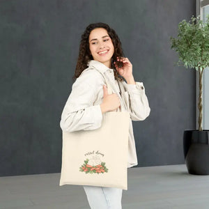 Cotton Tote Bag - Carrot Dream Botanical Grocery Market - Dipaliz - Natural / 15’’ x 16’’ Gifts Online