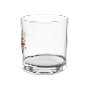 Country Western Rocks Glass, Cowboy Boots & Guitar 10oz - Tumblers