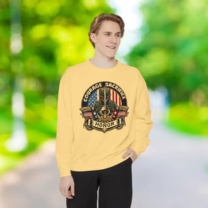 Unisex Garment-dyed Sweatshirt Bold Comfort Inspiring Style Dipaliz - Sweatshirts