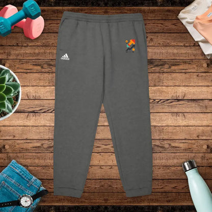 Upgrade Style with Cozy Adidas Unisex Fleece Joggers - Dark Grey Heather / Xs Trousers