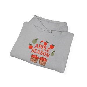 Apple Season Hoodie - Cozy Fall Harvest Celebration - Dipaliz - Hoodies
