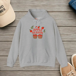 Apple Season Hoodie - Cozy Fall Harvest Celebration - Dipaliz - s / Sport Grey - Hoodies