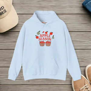 Apple Season Hoodie - Cozy Fall Harvest Celebration - Dipaliz - s / Light Blue - Hoodies