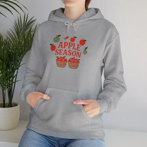 Apple Season Hoodie - Cozy Fall Harvest Celebration - Dipaliz - Hoodies