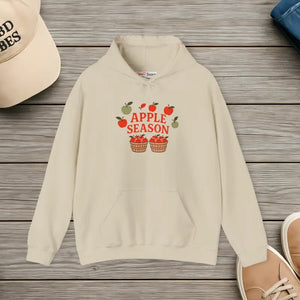 Apple Season Hoodie - Cozy Fall Harvest Celebration - Dipaliz - s / Sand - Hoodies