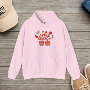 Apple Season Hoodie - Cozy Fall Harvest Celebration - Dipaliz - s / Light Pink - Hoodies