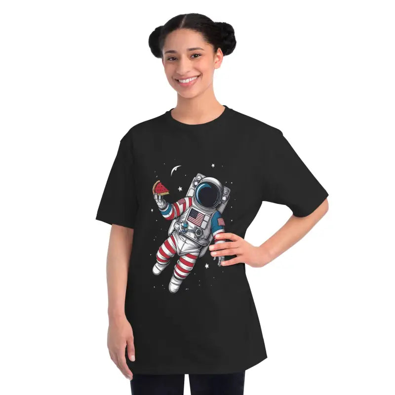 Blast off in Style with the Cozy Astronaut Pie Tee! - T-shirt