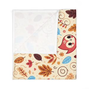 Autumn Leaves Baby Swaddle Blanket Cozy Fall Comfort - Dipaliz - 30’’ × 40’’ / White - Swaddling Blankets
