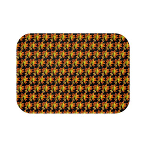 Bath Mat - Autumn Maple Leaves Pattern Cozy Comfort - Dipaliz - Mats & Rugs