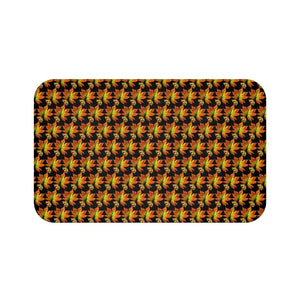 Bath Mat - Autumn Maple Leaves Pattern Cozy Comfort - Dipaliz - Mats & Rugs