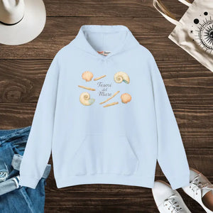 Beach Vibes Hooded Sweatshirt - Cozy Oceanside Comfort - Dipaliz - s / Light Blue - Hoodies