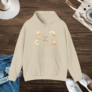 Beach Vibes Hooded Sweatshirt - Cozy Oceanside Comfort - Dipaliz - s / Sand - Hoodies