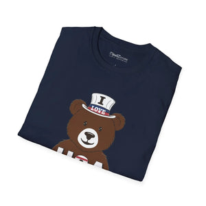 Cozy Bear Usa Pride Independence Day Tee - Dipaliz - T-shirts