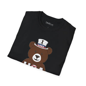Cozy Bear Usa Pride Independence Day Tee - Dipaliz - T-shirts
