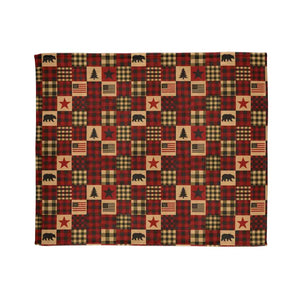 Cozy Cabin Throw Polyester Blanket Ultimate Warmth - Dipaliz - 50’’ × 60’’ - Blankets