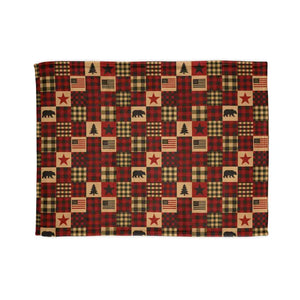 Cozy Cabin Throw Polyester Blanket Ultimate Warmth - Dipaliz - 30’’ × 40’’ - Blankets