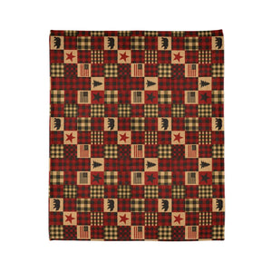 Cozy Cabin Throw – Soft Polyester Blanket - Dipaliz - Blankets