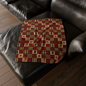 Cozy Cabin Throw Polyester Blanket Ultimate Warmth - Dipaliz - Blankets