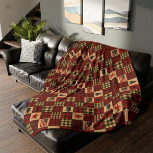 Cozy Cabin Throw Polyester Blanket Ultimate Warmth - Dipaliz - Blankets