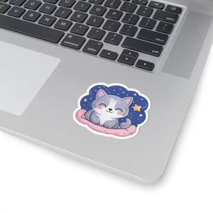 Cute Kawaii Kitty Kiss-cut Stickers - Fashion Charm - Dipaliz - 3’’ × / White - Decorative